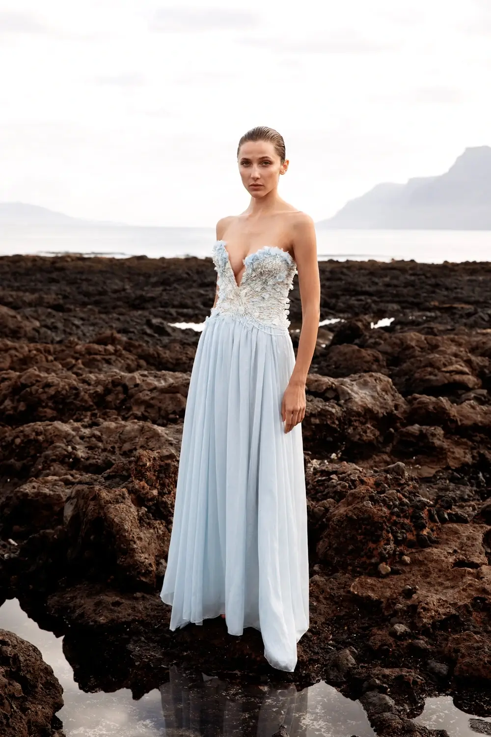 Lófos Couture Lookbook SS24 - Hydrangea front